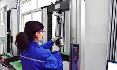 Galvanized wire QC inspect