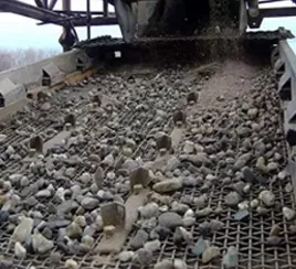 gravel separating