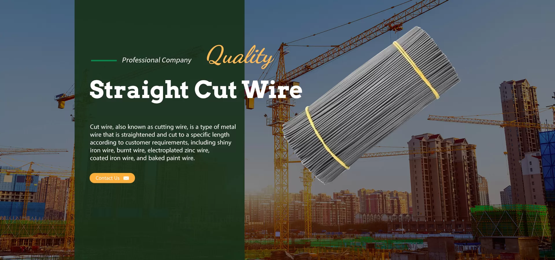 Straight Cut Wire