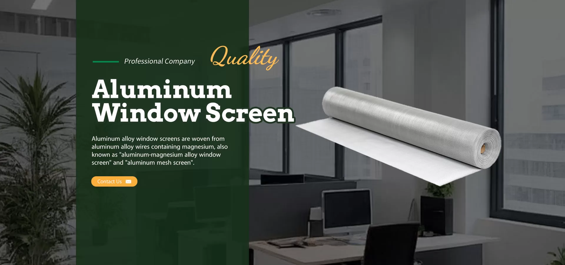 Aluminum Window Screen